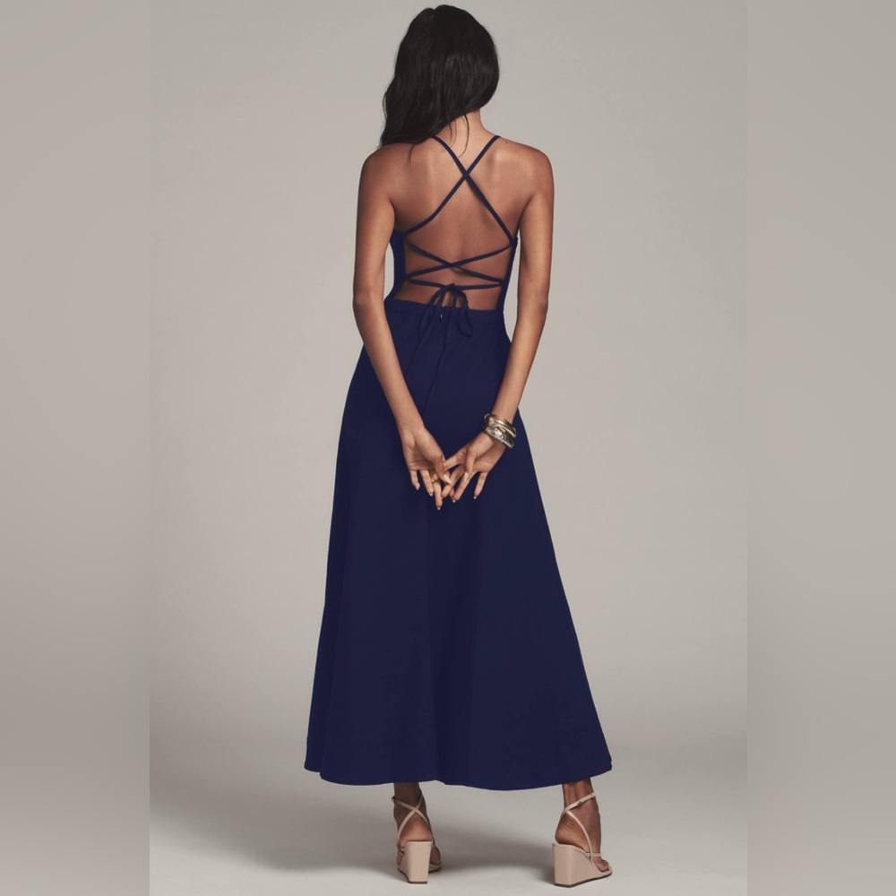 ⭐️ Anthropologie Maeve Fit-and-Flare Apron Dress NWT
